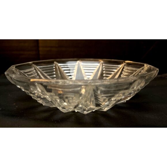 Anchor Hocking Vintage Serving Bowl Art Deco Style 6 1/2”, Set of 2 - Picture 3 of 9